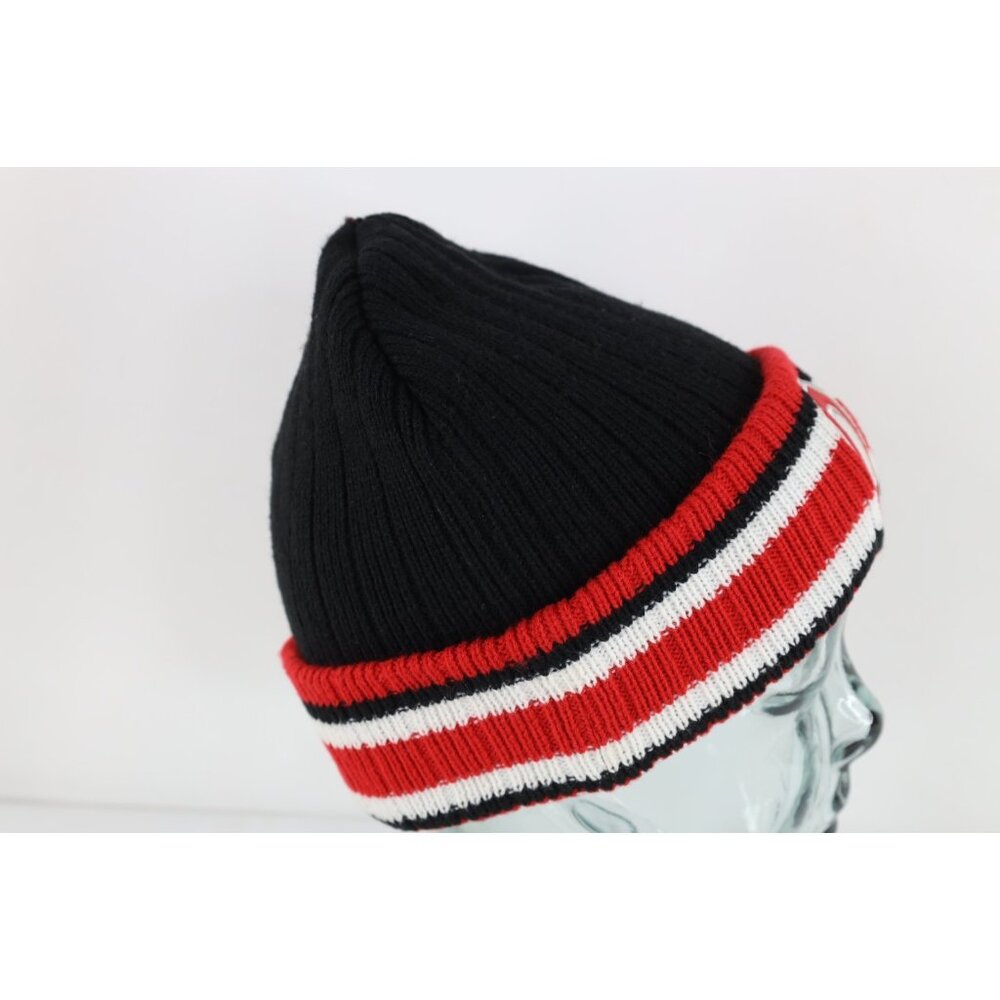 Vintage The Ohio State University Chunky Ribbed Knit Beanie Hat Cap Winter OSFA - Picture 8 of 9